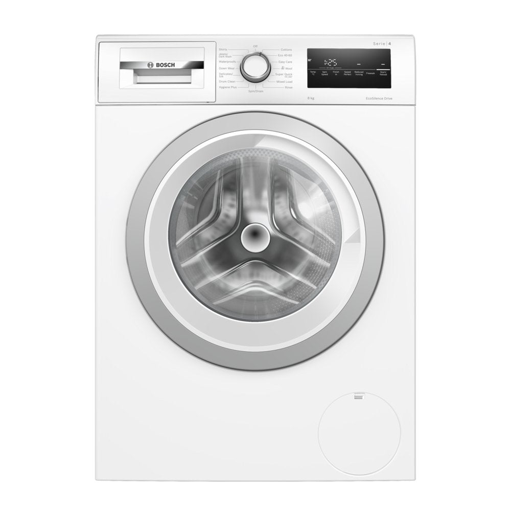 Bosch Series 4 WAN28250GB Freestanding Washing Machine, 8kg Load, 1400rpm Spin, White - Atlantic Electrics - 40157498147039 