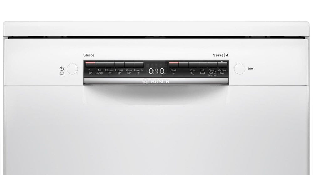 Bosch SGS4HCW40G Full Size Dishwasher with ExtraDry - White - 14 Place Settings | Atlantic Electrics - 39477779661023 