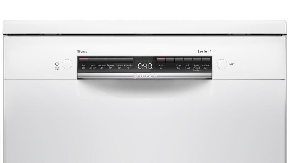 Bosch SGS4HCW40G Full Size Dishwasher with ExtraDry - White - 14 Place Settings | Atlantic Electrics