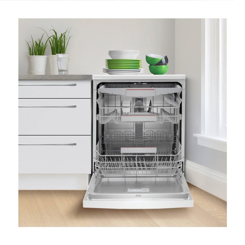 Bosch SGS4HCW40G Full Size Dishwasher with ExtraDry - White - 14 Place Settings - Atlantic Electrics - 39477779562719 