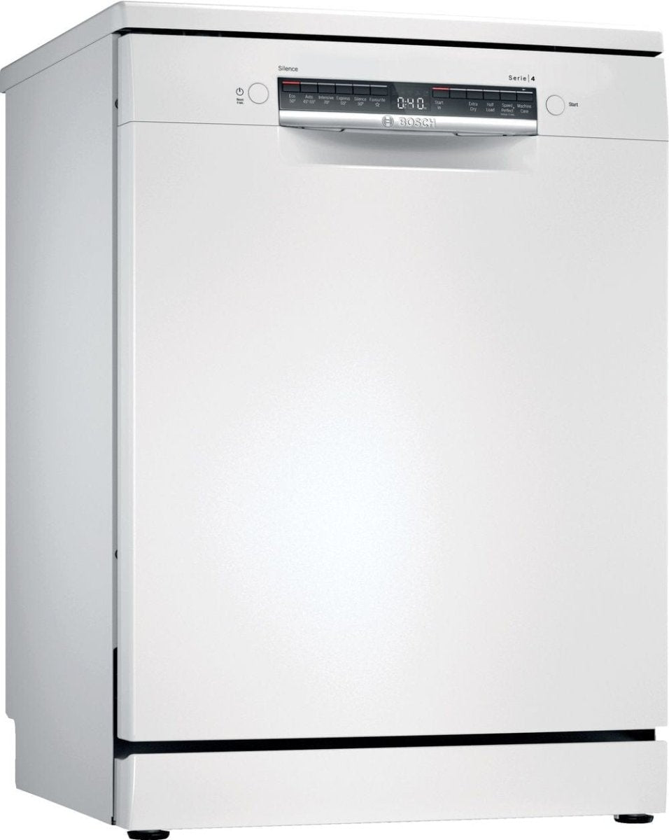 Bosch SGS4HCW40G Full Size Dishwasher with ExtraDry - White - 14 Place Settings - Atlantic Electrics - 39477779398879 