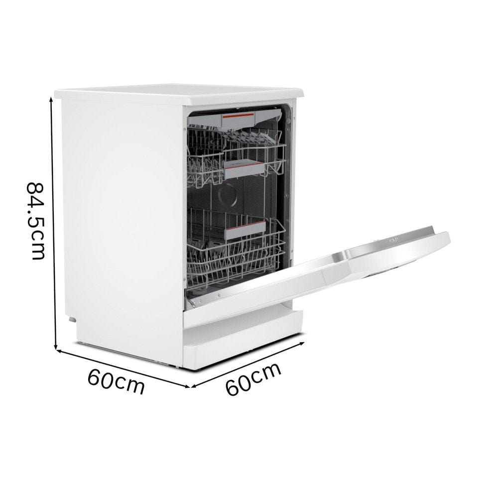 Bosch SGS4HCW40G Full Size Dishwasher with ExtraDry - White - 14 Place Settings - Atlantic Electrics - 39477779464415 