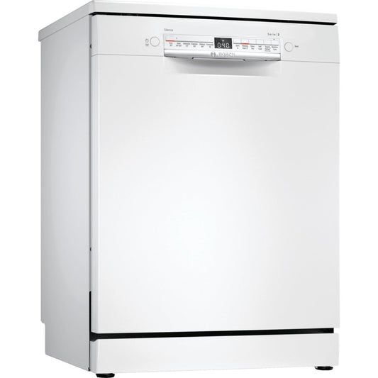 Bosch SMS2HVW66G Full Size Dishwasher, 60cm Wide - 13 Place Settings- White | Atlantic Electrics