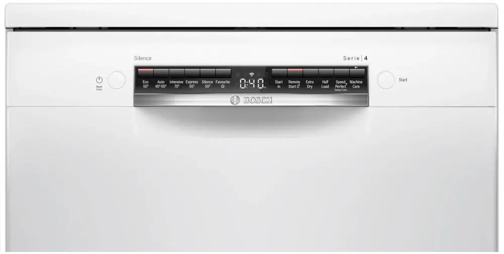 Bosch SMS4HKW00G Wifi Connected Standard Dishwasher 13 Place White - Atlantic Electrics - 40157498015967 
