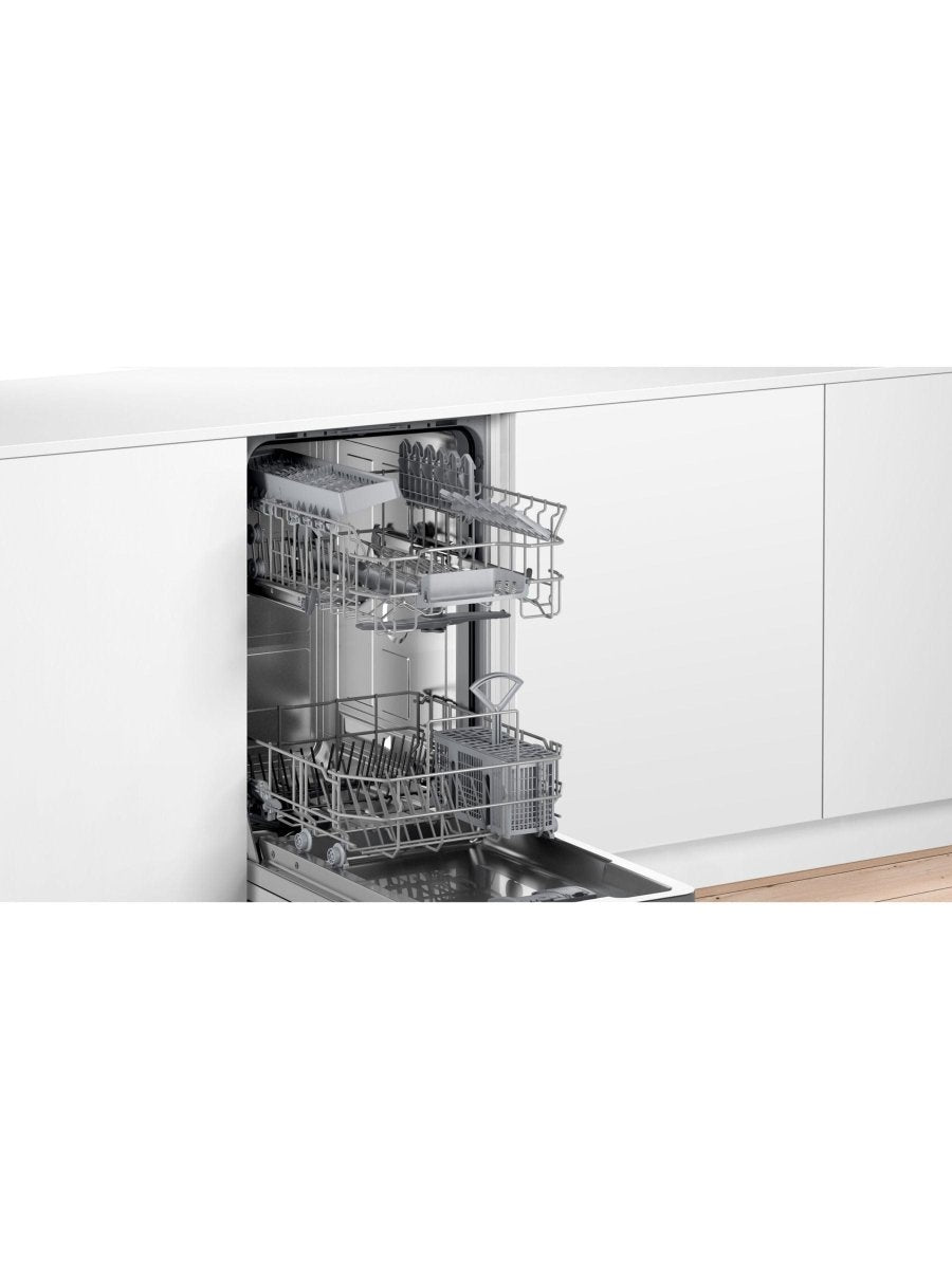 BOSCH SPV2HKX39G Integrated Slimline Dishwasher with Home Connect, A+ Energy Rating - White - Atlantic Electrics - 39477780381919 