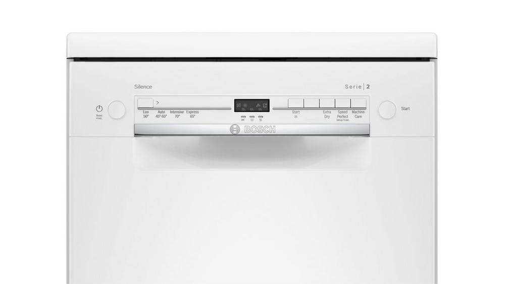 Bosch SRS2IKW04G Slimline Dishwasher White 9 Place Settings | Atlantic Electrics - 39477780545759 