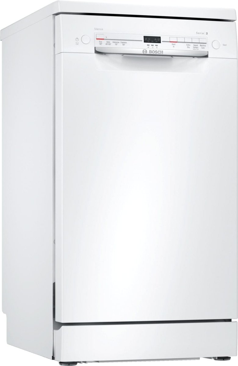 Bosch SRS2IKW04G Slimline Dishwasher White 9 Place Settings | Atlantic Electrics - 39477780447455 