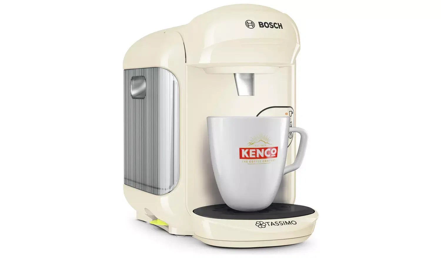 Bosch TAS1407GB Tassimo Vivy 2 Pod Coffee Machine 1300W - Cream | Atlantic Electrics