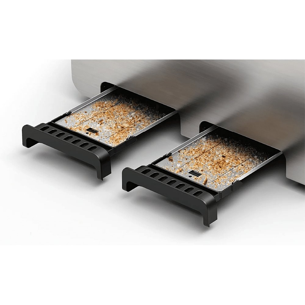 Bosch TAT4P440GB Toaster DesignLine, 4 Slice, 30cm Wide - Stainless Steel - Atlantic Electrics - 39477785133279 