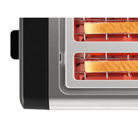 Thumbnail Bosch TAT4P440GB Toaster DesignLine, 4 Slice, 30cm Wide - 39477785034975