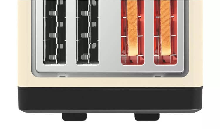 Bosch TAT4P447GB 4 Slice Toaster in Cream | Atlantic Electrics
