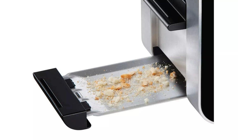 Bosch TAT8613GB STYLINE Range 2 Slice Toaster in Gloss Black - Atlantic Electrics - 39915472945375 