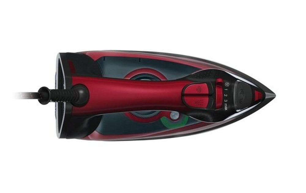 Bosch TDA5070GB Advanced Steam System Steam Iron - Black-Red 3050W - Atlantic Electrics - 39477783101663 