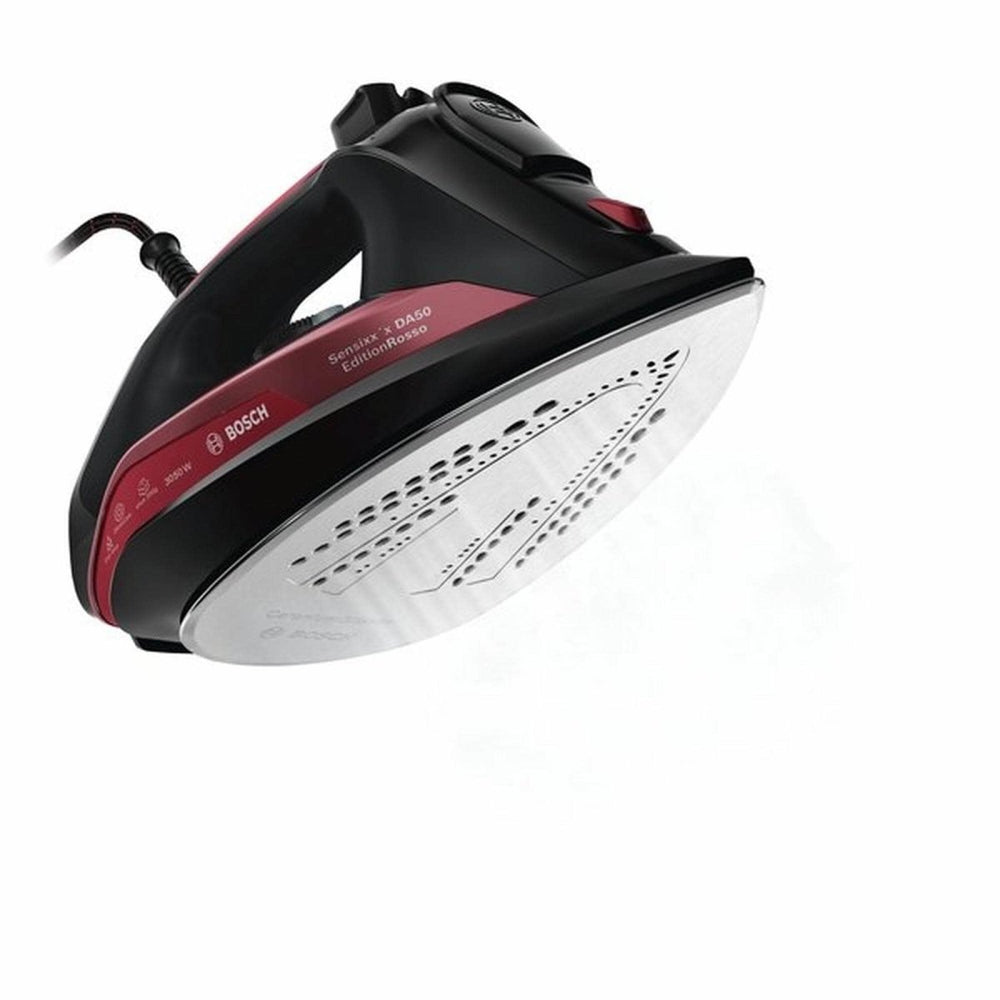 Bosch TDA5070GB Advanced Steam System Steam Iron - Black-Red 3050W - Atlantic Electrics - 39477782970591 