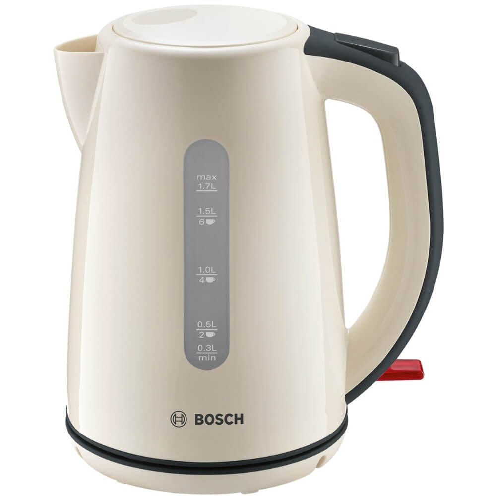 Bosch TWK7507GB 1.7 Litres Jug Kettle - Cream | Atlantic Electrics - 39477789524191 