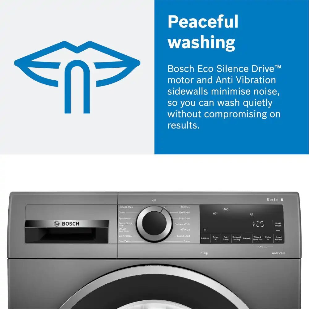 Bosch WAN28282GB 8kg 1400 Spin Washing Machine - White - Atlantic Electrics - 40182585819359 