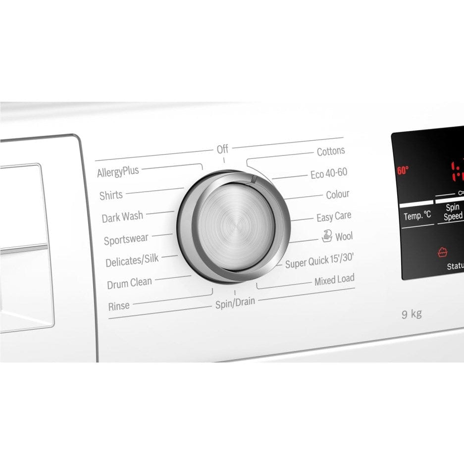Bosch WAU28T64GB 9kg 1400 Spin Washing Machine with ActiveWater Plus - White - Atlantic Electrics - 39477787558111 