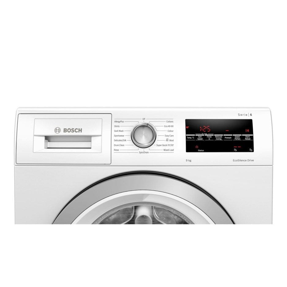Bosch WAU28T64GB 9kg 1400 Spin Washing Machine with ActiveWater Plus - White - Atlantic Electrics - 39477787525343 