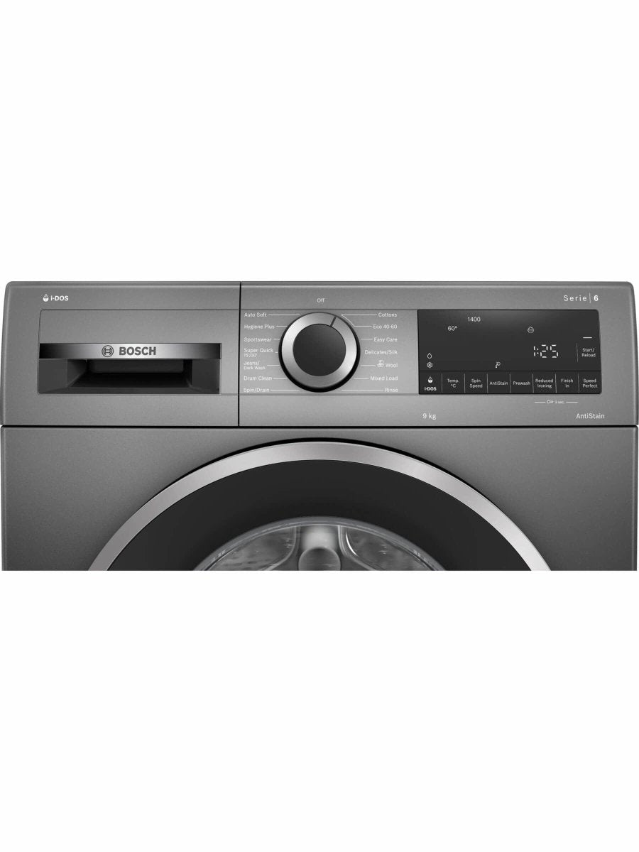Bosch WGG244ARGB Serie 6 Freestanding Washing Machine, 9kg Load, 1400rpm Spin, Graphite | Atlantic Electrics - 39477790441695 