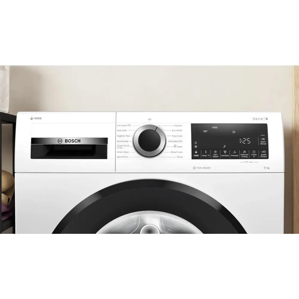 Bosch WGG244F9GB 9kg 1400 Spin Washing Machine - White | Atlantic Electrics - 40182585524447 