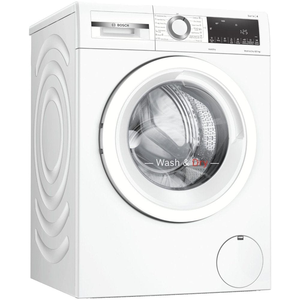 Bosch WNA134U8GB 8kg/5kg 1400 Spin Washer Dryer White - Atlantic Electrics - 39477789032671 