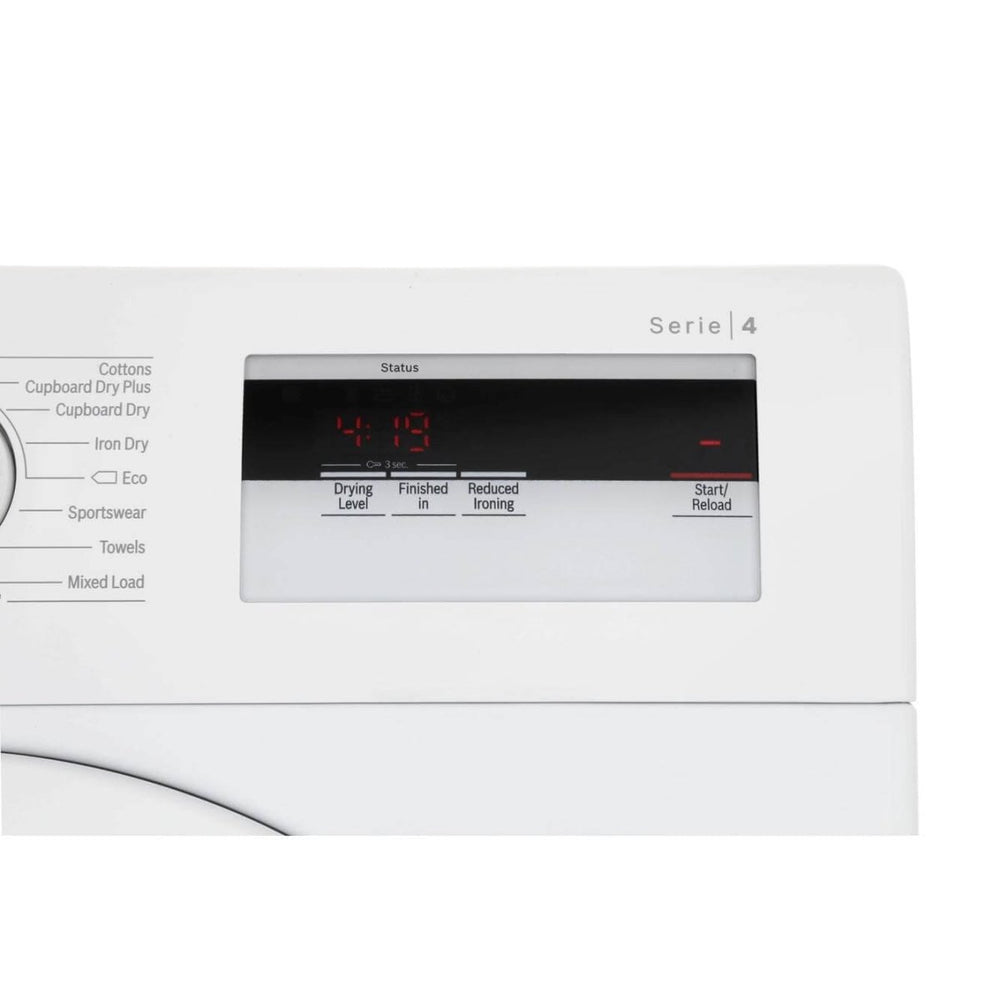 Bosch WTH84000GB 8kg Heat Pump Tumble Dryer White | Atlantic Electrics - 39477792833759 