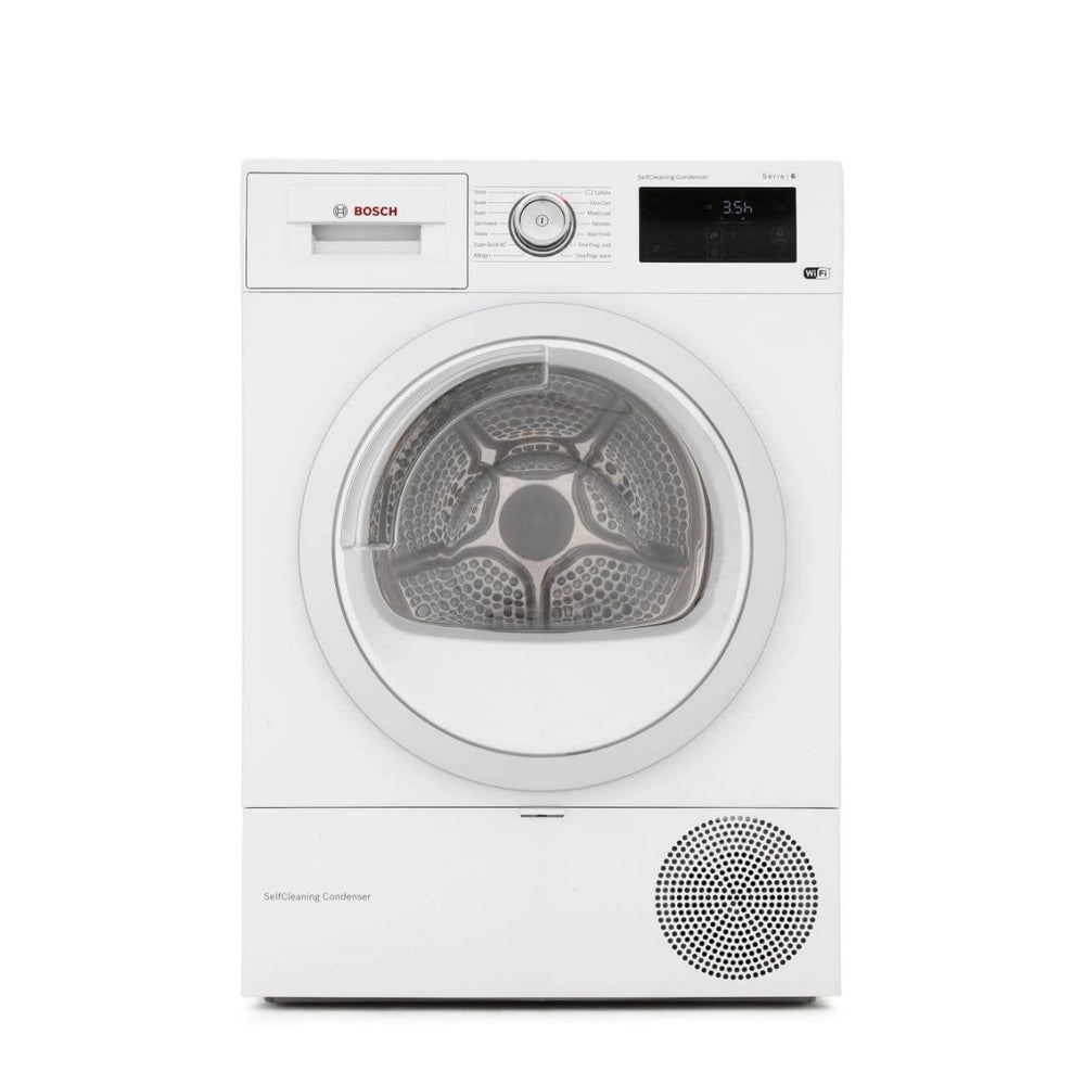 Bosch WTWH7660GB 9kg Condenser Tumble Dryer with Heat Pump - White | Atlantic Electrics - 39477792997599 