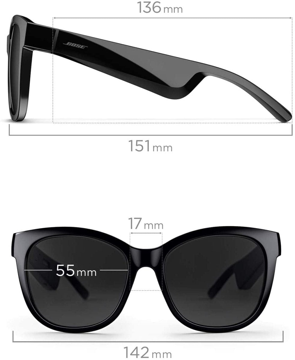 Bose Frames Soprano Cat-Ear Bluetooth Audio Sunglasses plays up to 5.5 hours - Atlantic Electrics