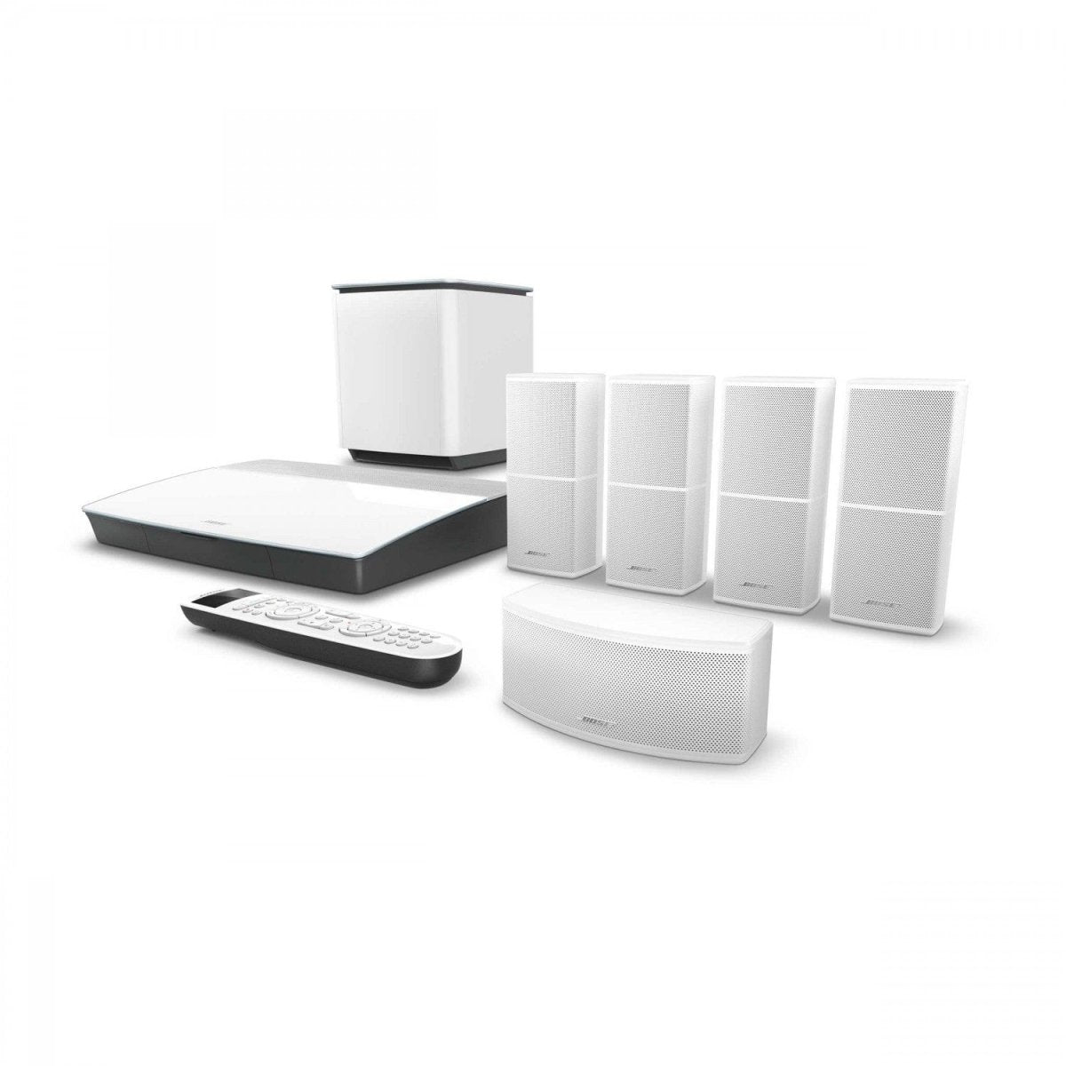 BOSE Lifestyle 600 5.1 Channel Home Theatre Speaker System - White (Manufacturer Refurbished) - Atlantic Electrics
