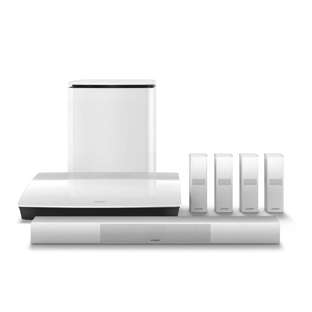 BOSE Lifestyle 650 5.1 Channel Home Theatre Speaker System - White (Manufacture Graded) - Atlantic Electrics - 39477792440543 