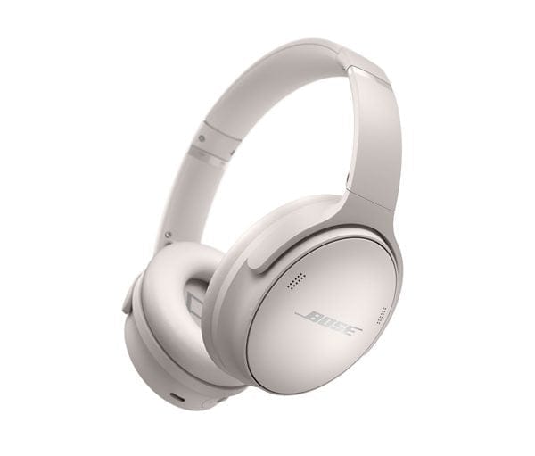 Bose® QuietComfort® 45 (QC45) Wireless Bluetooth Noise Cancelling Smart Headphones - White Smoke | Atlantic Electrics