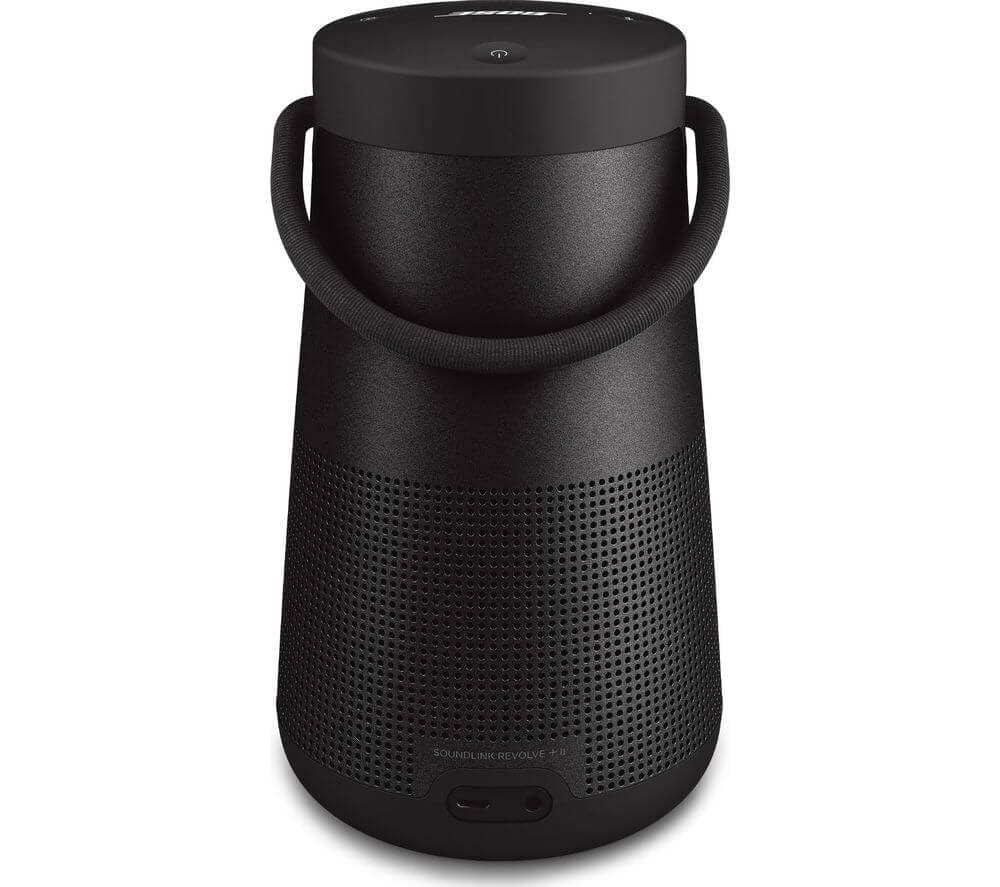 Bose SoundLink Revolve+ (Series II) Portable Bluetooth Speaker Wireless water-resistant speaker with long-lasting battery, Black - Atlantic Electrics - 39477794341087 