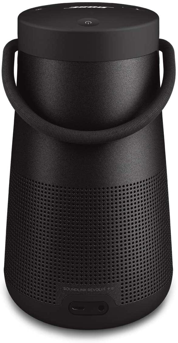 Bose SoundLink Revolve+ (Series II) Portable Bluetooth Speaker Wireless water-resistant speaker with long-lasting battery, Black | Atlantic Electrics