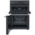 Thumbnail Cannon by Hotpoint CD67V9H2CA 60cm Electric Cooker Anthracite Double Oven Ceramic Hob Black | Atlantic Electrics- 39477806760159