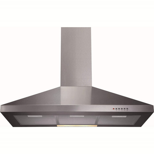 Cda ECH91SS 90Cm Chimney Extractor, 3 Speeds - Stainless Steel | Atlantic Electrics