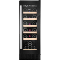 Thumbnail Cda WCCF0302BL 29.5cm Wide Freestanding Under Counter Wine Cooler, 19 Bottle Capacity - 40800925057247