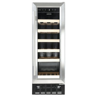 Thumbnail Cda WCCF0302SS 29.5cm Wide Freestanding Under Counter Wine Cooler, 19 Bottle Capacity - 39477802074335