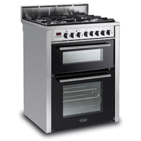 Thumbnail Delonghi DDC707DF 70cm Freestanding Double Oven Duel Fuel Cooker in Stainless Steel - 39477804499167