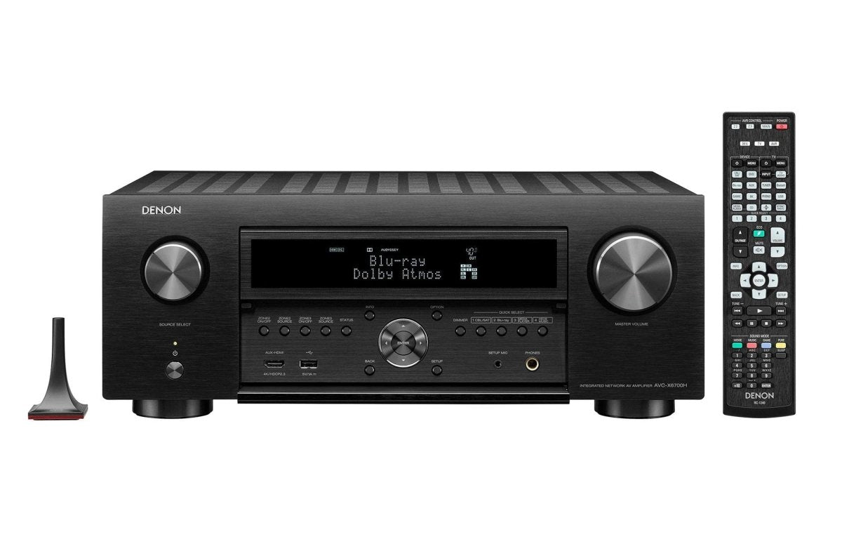 Denon AVC-X6700H 11.2Ch. 8K AV Amplifier with 3D Audio, HEOS® Built-in and Voice Control - Black | Atlantic Electrics