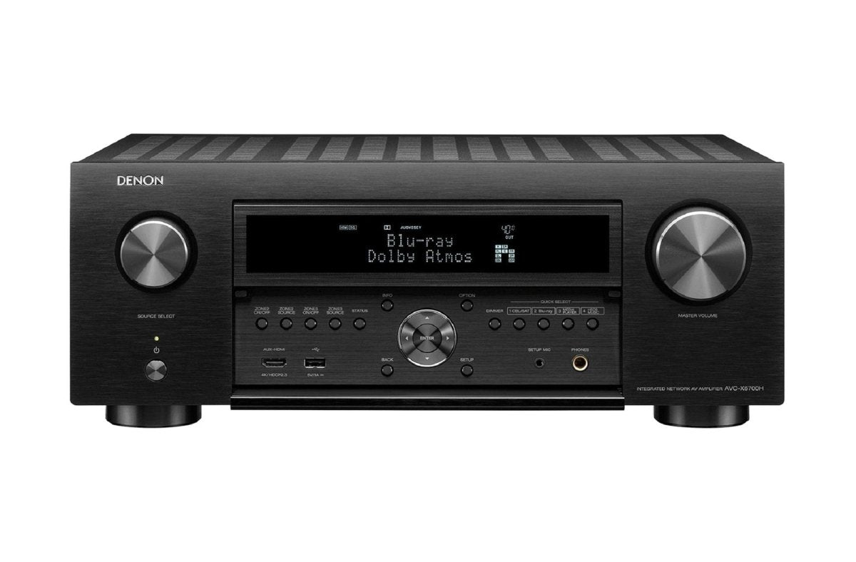 Denon AVC-X6700H 11.2Ch. 8K AV Amplifier with 3D Audio, HEOS® Built-in and Voice Control - Black | Atlantic Electrics
