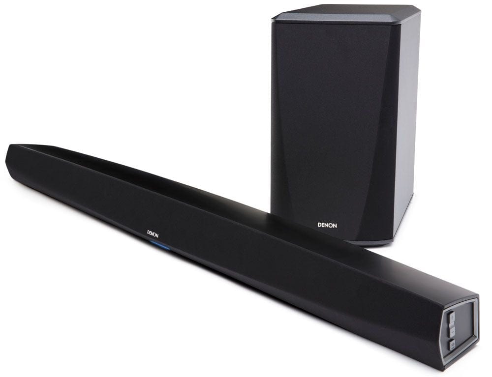 Denon DHTS516H Soundbar 2.1 Wireless Surround Sound System with Apple AirPlay Alexa Google Assistant Siri and Heos - Atlantic Electrics - 39477808464095 