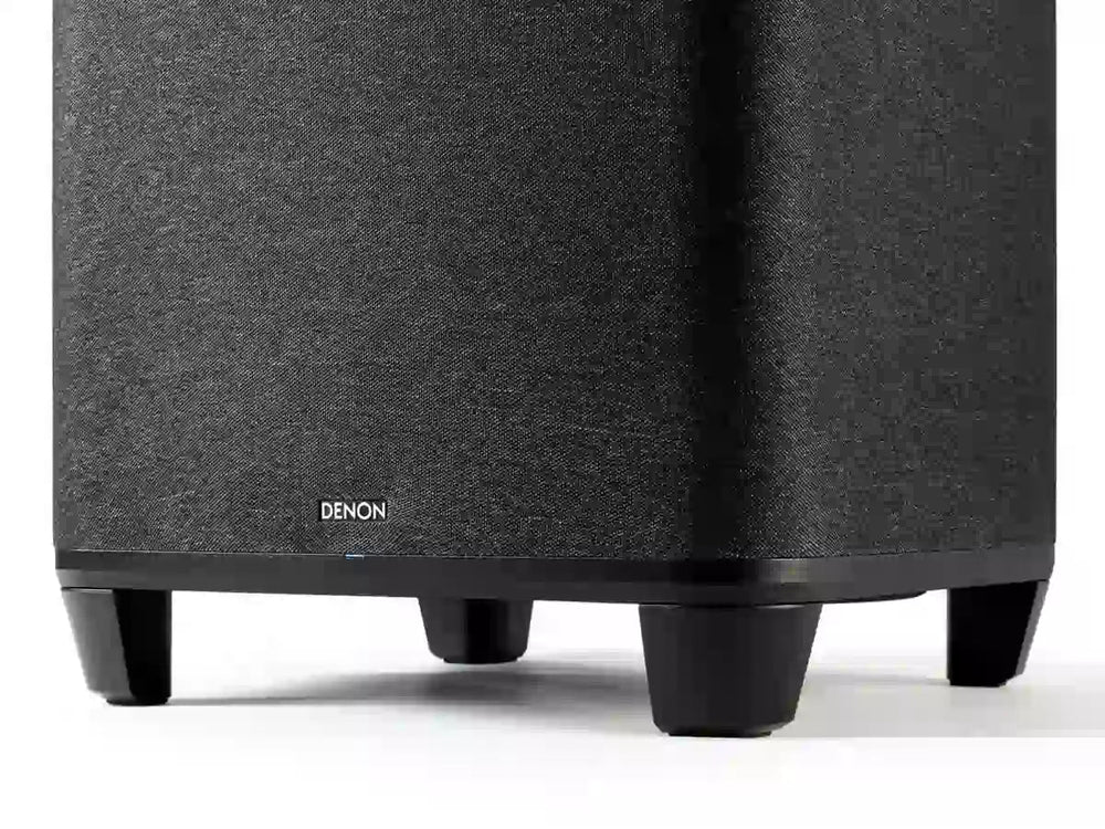 Denon DHTSUB Smart Wireless Subwoofer with HEOS Built-In - Black - Atlantic Electrics - 40452119134431 