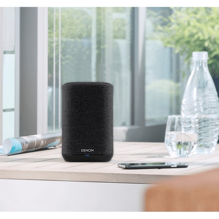 Denon HOME 150 Heos Enabled Compact Smart Speaker - Black | Atlantic Electrics - 39477808922847 