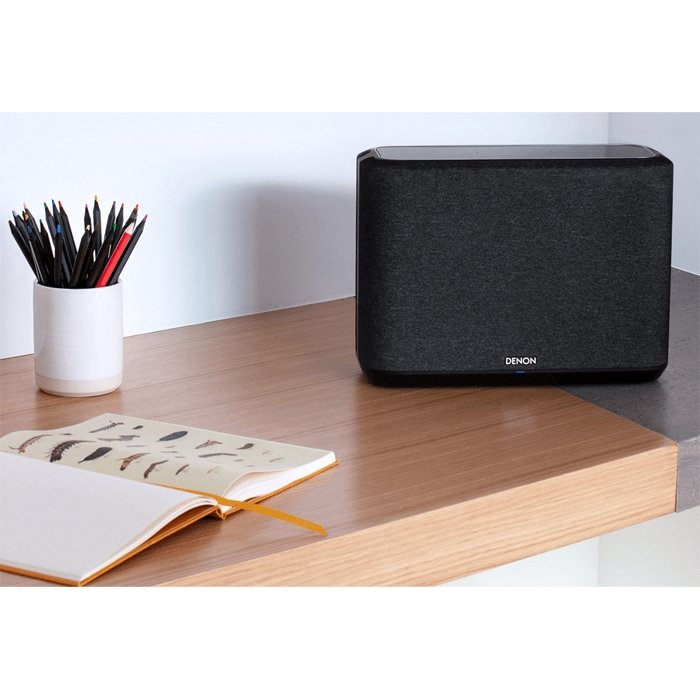 Denon HOME 250 Heos Enabled Mid-Size Smart Speaker - Black | Atlantic Electrics - 39477809086687 