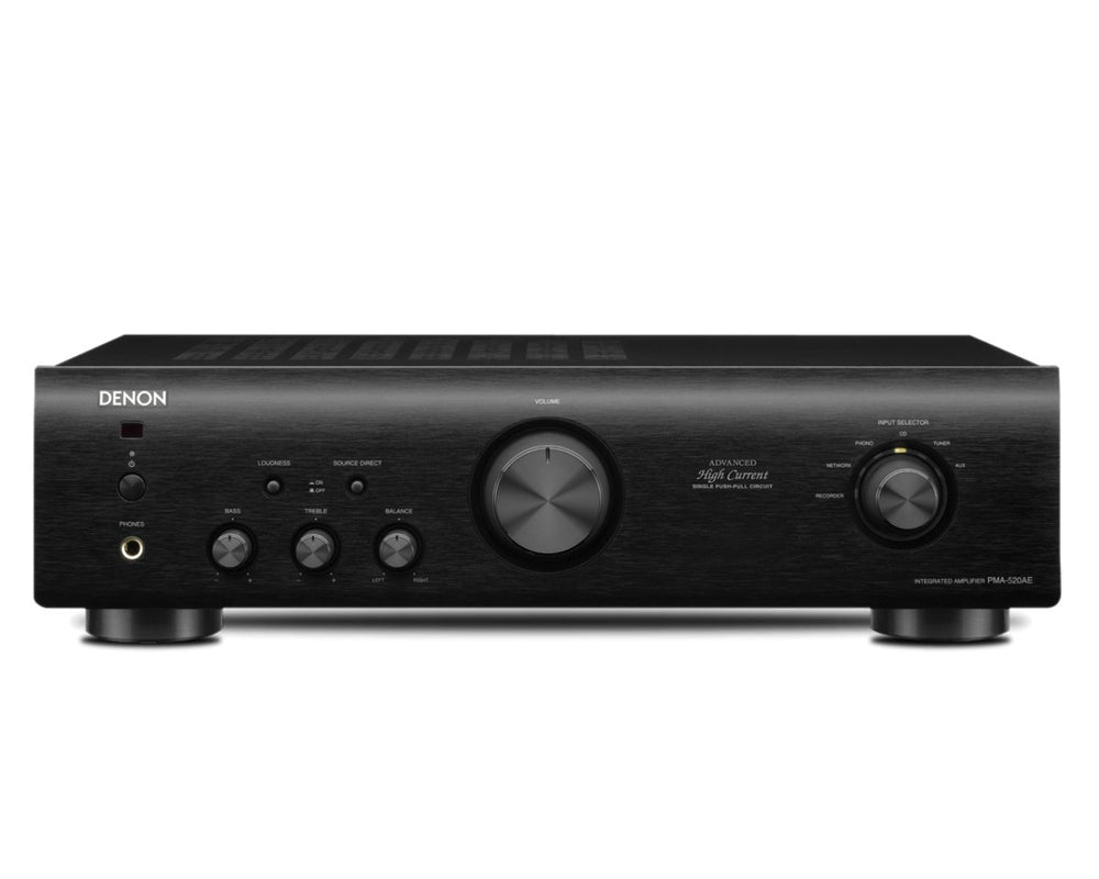 Denon PMA520AE 2-Channel 140W Integrated Stereo Amplifier - Black - Atlantic Electrics - 39477808333023 