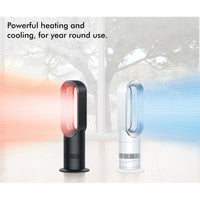 Thumbnail Dyson AM09 Hot + Cool Fan Heater, White / Nickel - 40356665327839