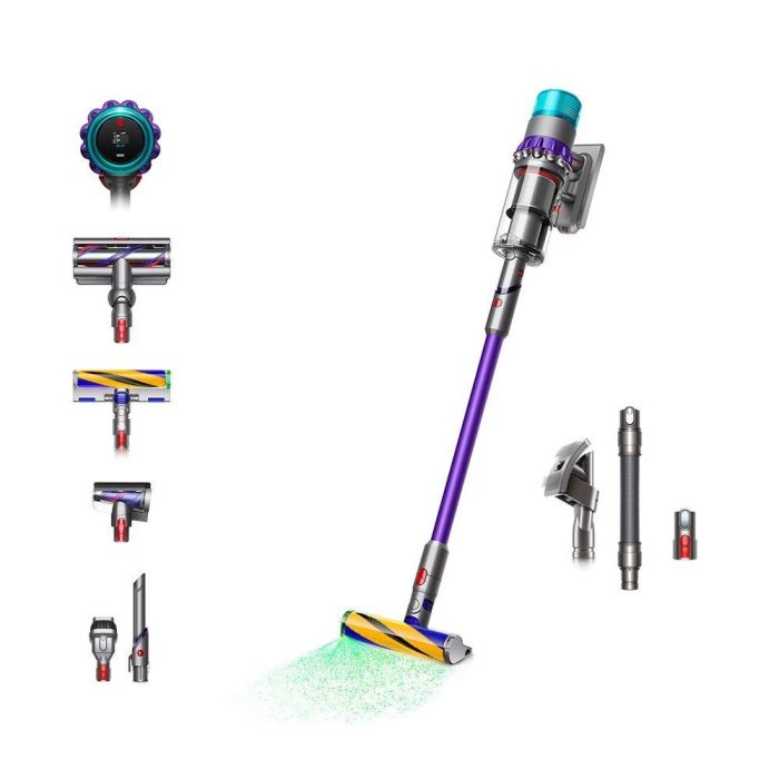 Dyson Gen5detect Kit Cordless Vacuum Cleaner Purple with Pet Grooming Kit with up to 70 Minutes Run Time - Purple | Atlantic Electrics - 40917032042719 