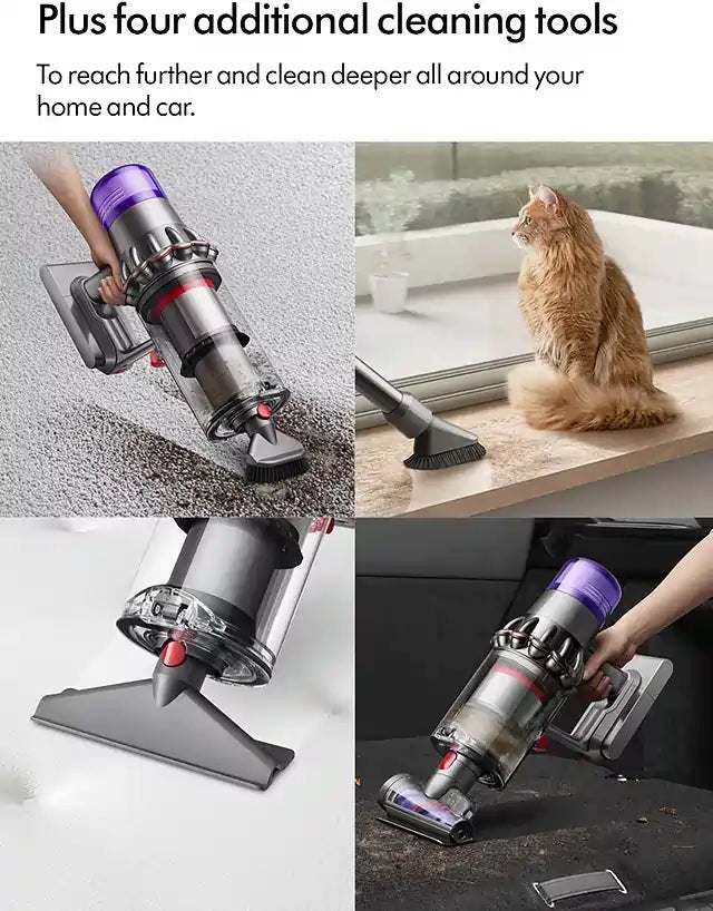 Dyson V11 TotalClean Cordless Vacuum Cleaner - Up to 60 Minutes Run Time - Nickel/Black | Atlantic Electrics - 40917032567007 
