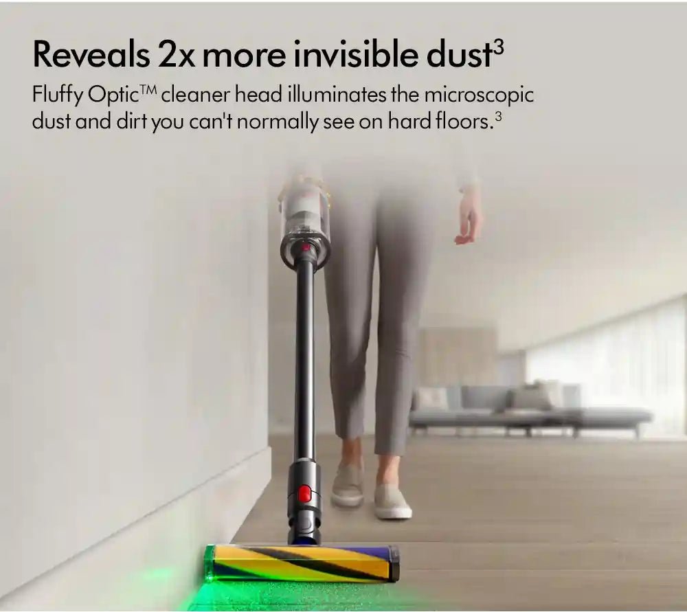 Dyson V15 Total Clean Cordless Stick Vacuum Cleaner - 60 Minutes Run Time - Black - Atlantic Electrics