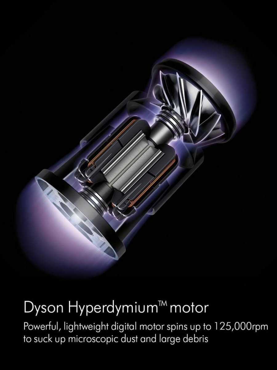 Dyson V15DETECTABSNEW Detect Absolute Stick Vacuum Cleaner 60 Minutes Run Time Yellow - Atlantic Electrics - 41265919033567 